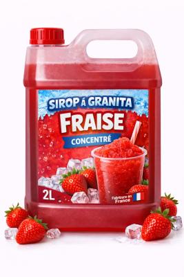Sirop à granita Fraise concentré 2L