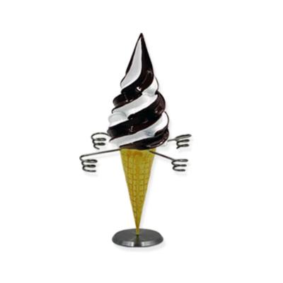 Porte cornets glace italienne Vanille / Chocolat 40cm