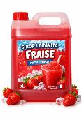 Sirop à granita Fraise 5L prêt à l'emploi 5L