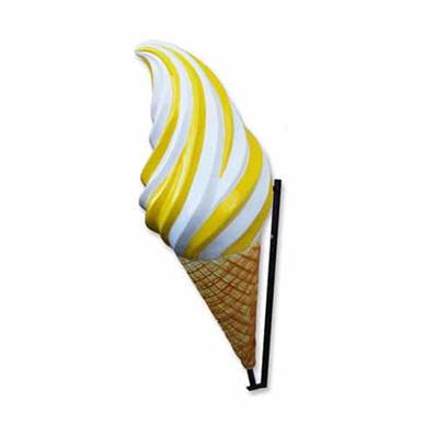 Accroche Glace Italienne Blanche et Jaune 130 cm