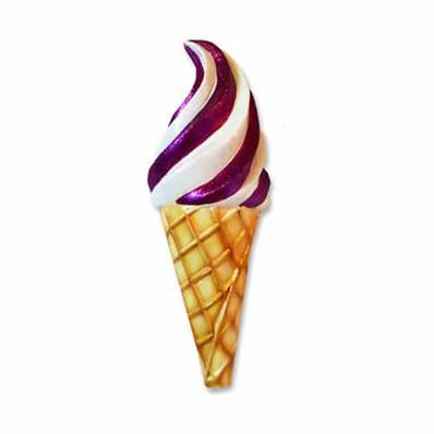 Applique Murale Glace Italienne Violette 50 cm