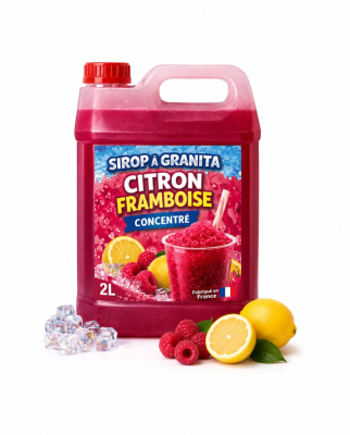 Sirop à granita Citron-Framboise concentré 2L