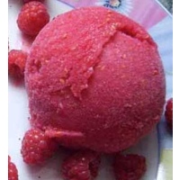 Recette de sorbet  la framboise