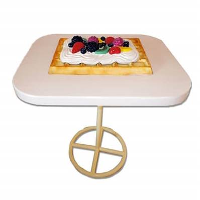 Table gaufre 105 cm