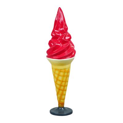 Glace italienne résine rose 100 cm