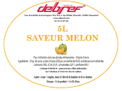 Sirop à granita Melon prêt à l'emploi 5L