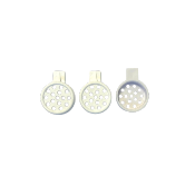 Lot de 3 douilles de bloc type spaghetti à clipser