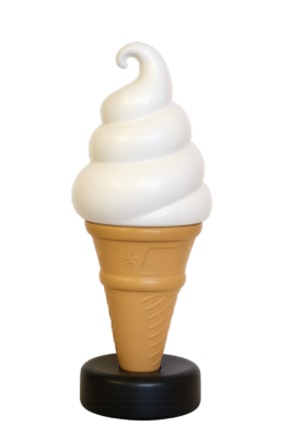 Stop trottoir glace italienne LED 120cm