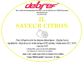 Sirop à granita Citron concentré 2L