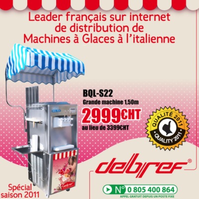 Promotion machine  glace italienne BQL-22