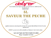 Sirop à granita Thé Pêche 5L prêt à l'emploi 5L