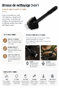 Brosse de nettoyage pour barbecue