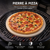 Pierre à pizza en céramique