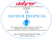 Sirop à granita Tropical Blue prêt à l'emploi 5L