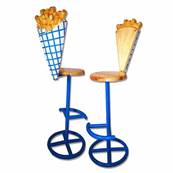 Tabouret frites 125 cm