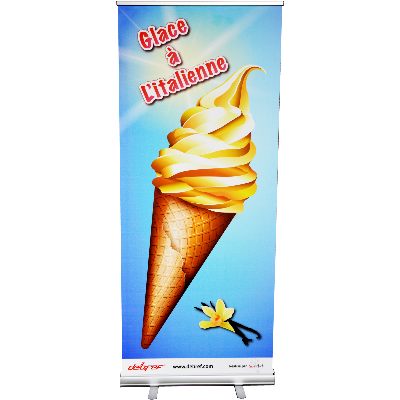 Roll Up Glace Italienne Vanille