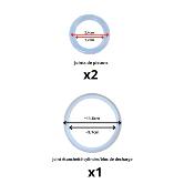 Pochette de joints pour BQ107B (BQJ-5A)