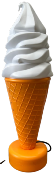 Stop trottoir glace italienne LED 60cm