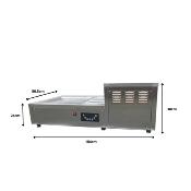 Machine Ice Roll plancha glacée ronde 40cm 4 bacs