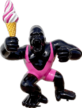 Super King Kong en rsine glace italienne